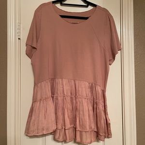 Anthropologie babydoll top